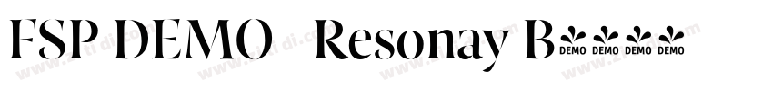FSP DEMO   Resonay B字体转换
